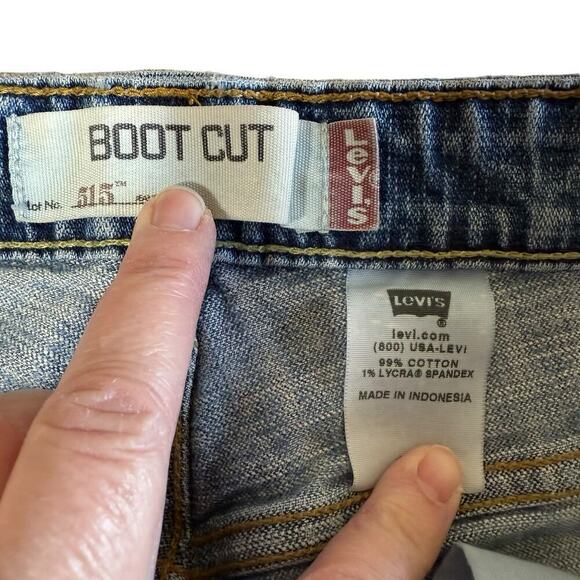 Vtg Y2K Levis 515 Boot Cut 2002 34x27 Light Wash Midrise Western Cowboy - Picture 5 of 12